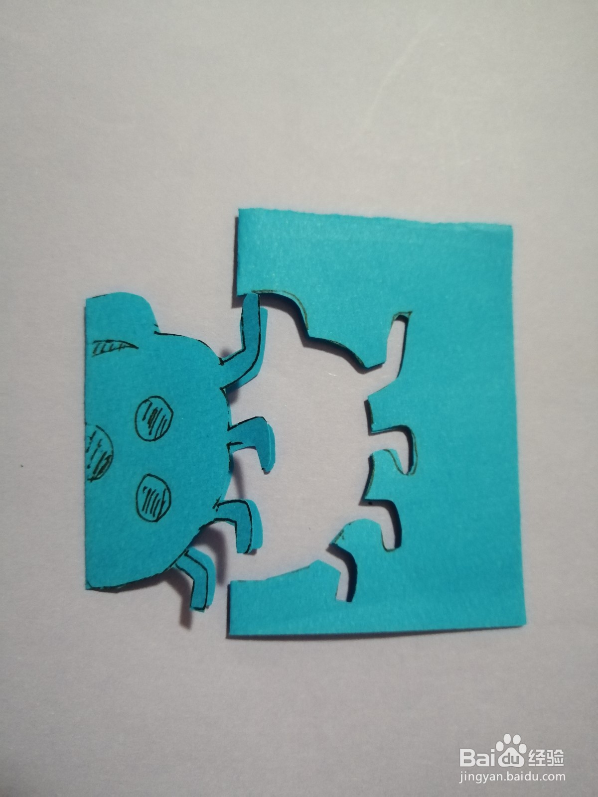 可爱的小瓢虫怎么剪