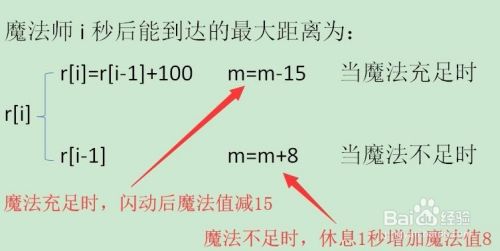 规定时间内魔法师移动的最大距离怎样用c 计算 百度经验