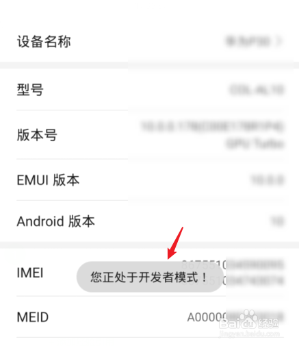 开发人员选项怎么打开