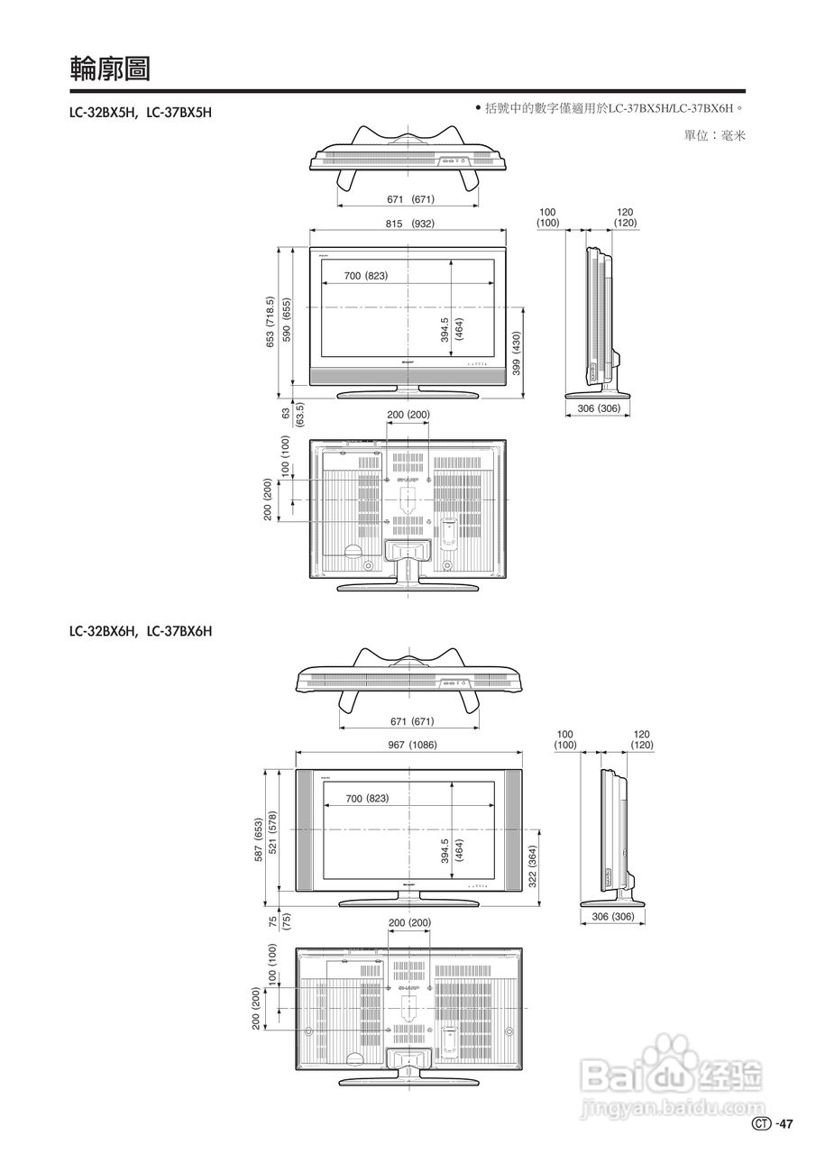 声宝LC-32BX6H型液晶电视机说明书:[5]
