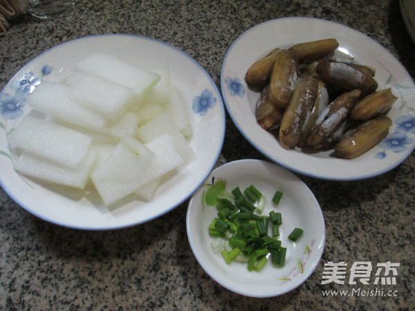 冬瓜蛏子汤的做法