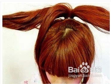 韩式花苞头扎法