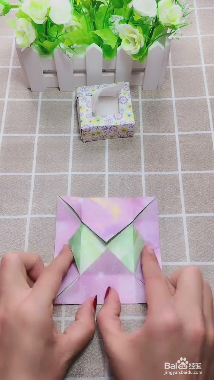 如何制作迷你抽纸盒