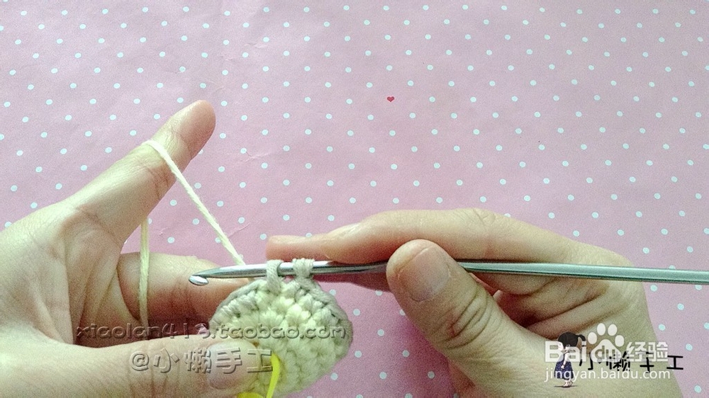 怎样螺旋换色 钩针玩偶技巧图文讲解--小懒编辑