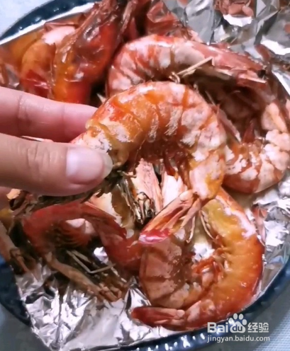 奥尔良黑虎虾