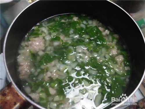 青菜肉圆汤的做法