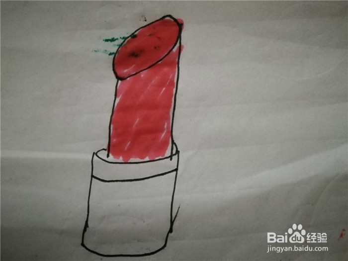 怎么样用简笔画画口红