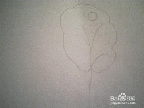 简笔画小苹果树的画法