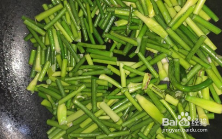 蒜薹炒鸡蛋的做法