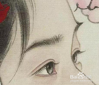 工笔人物脸部上色步骤