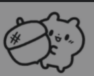 萌系简笔画：小松鼠和橡子