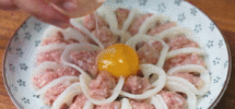 荤素搭配，莲藕蒸肉