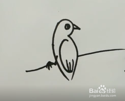 教你怎样用3简笔画小鸟