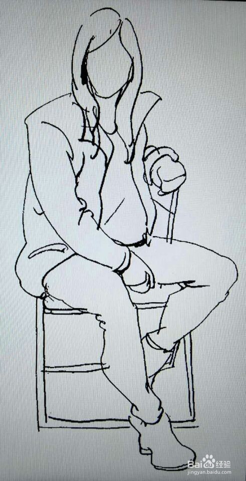 自学人物速写
