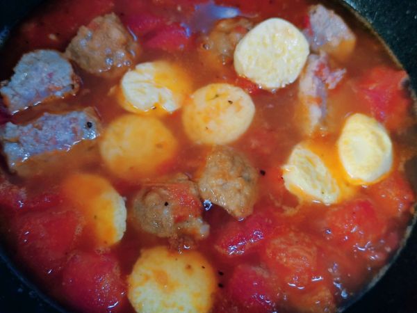 玉子豆腐肉丸酸汤