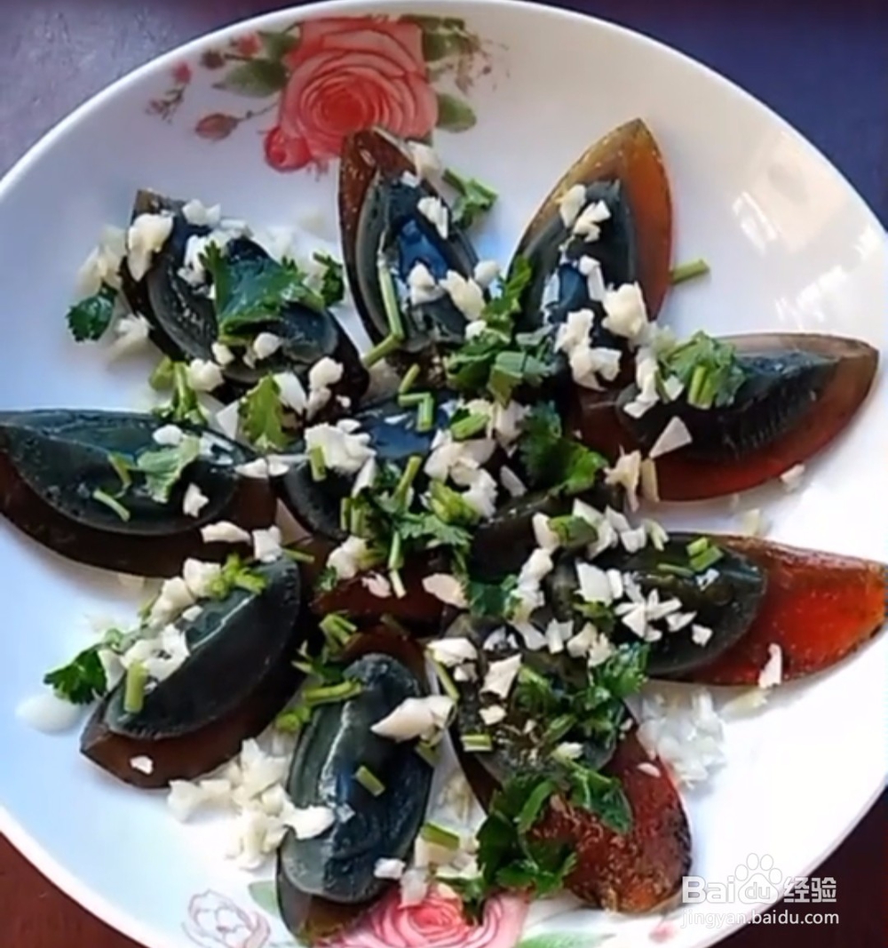 凉调松花蛋的美味做法