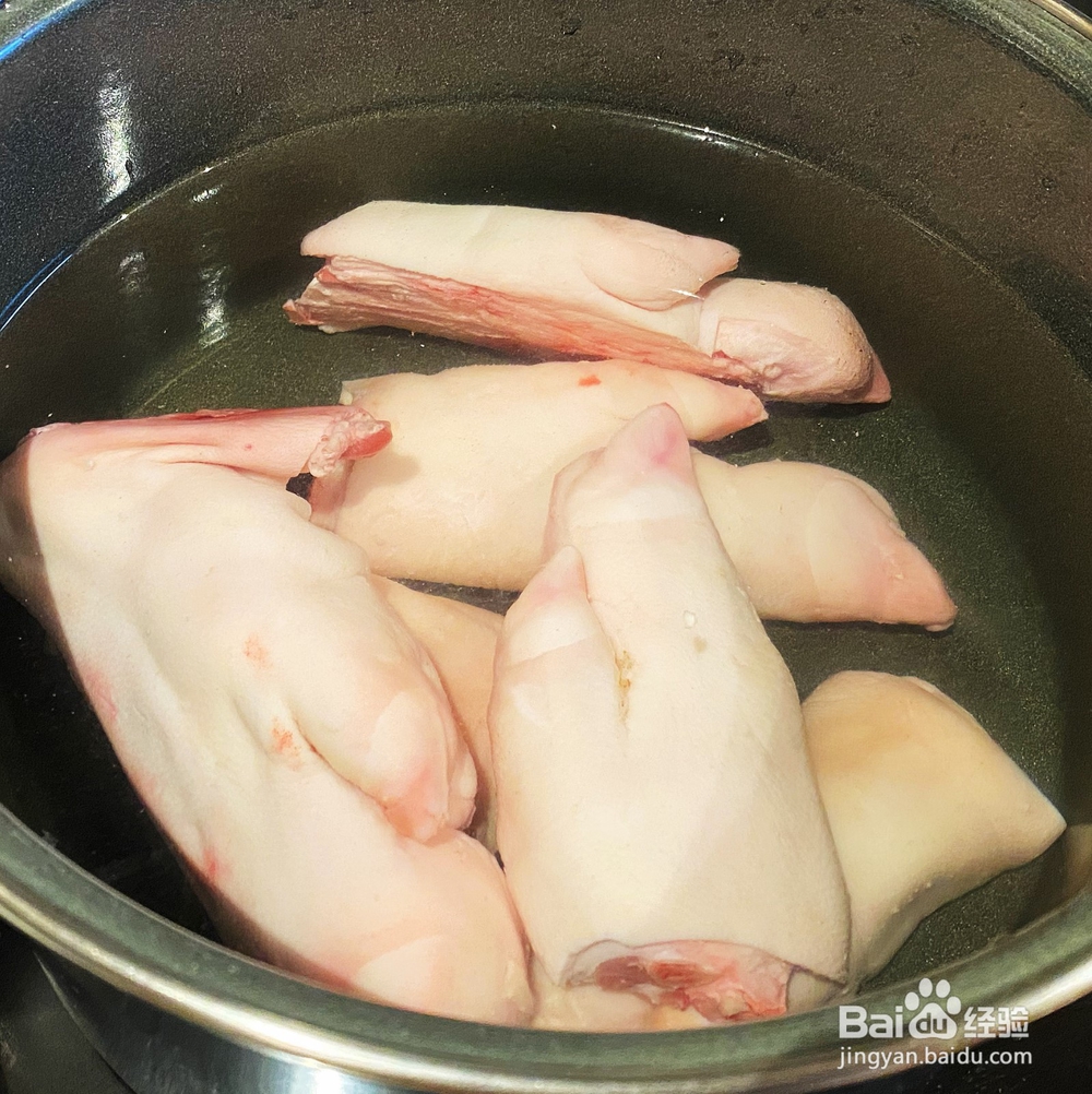 黄豆炖猪蹄的做法