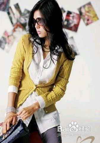 经典的秋季开衫搭配技巧