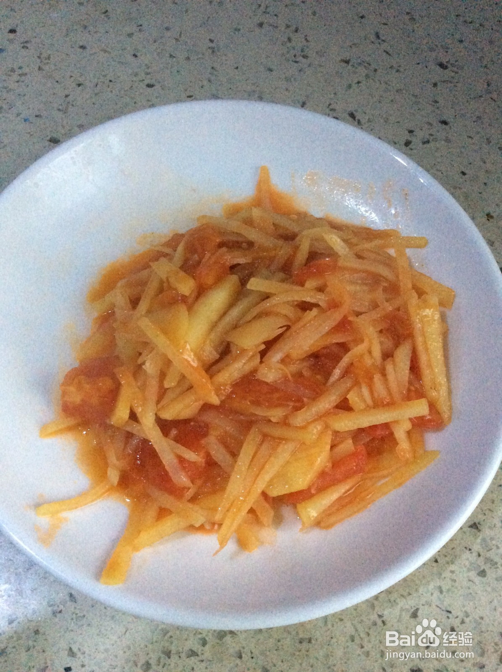 土豆还能怎么做?-西红柿炒土豆丝/片