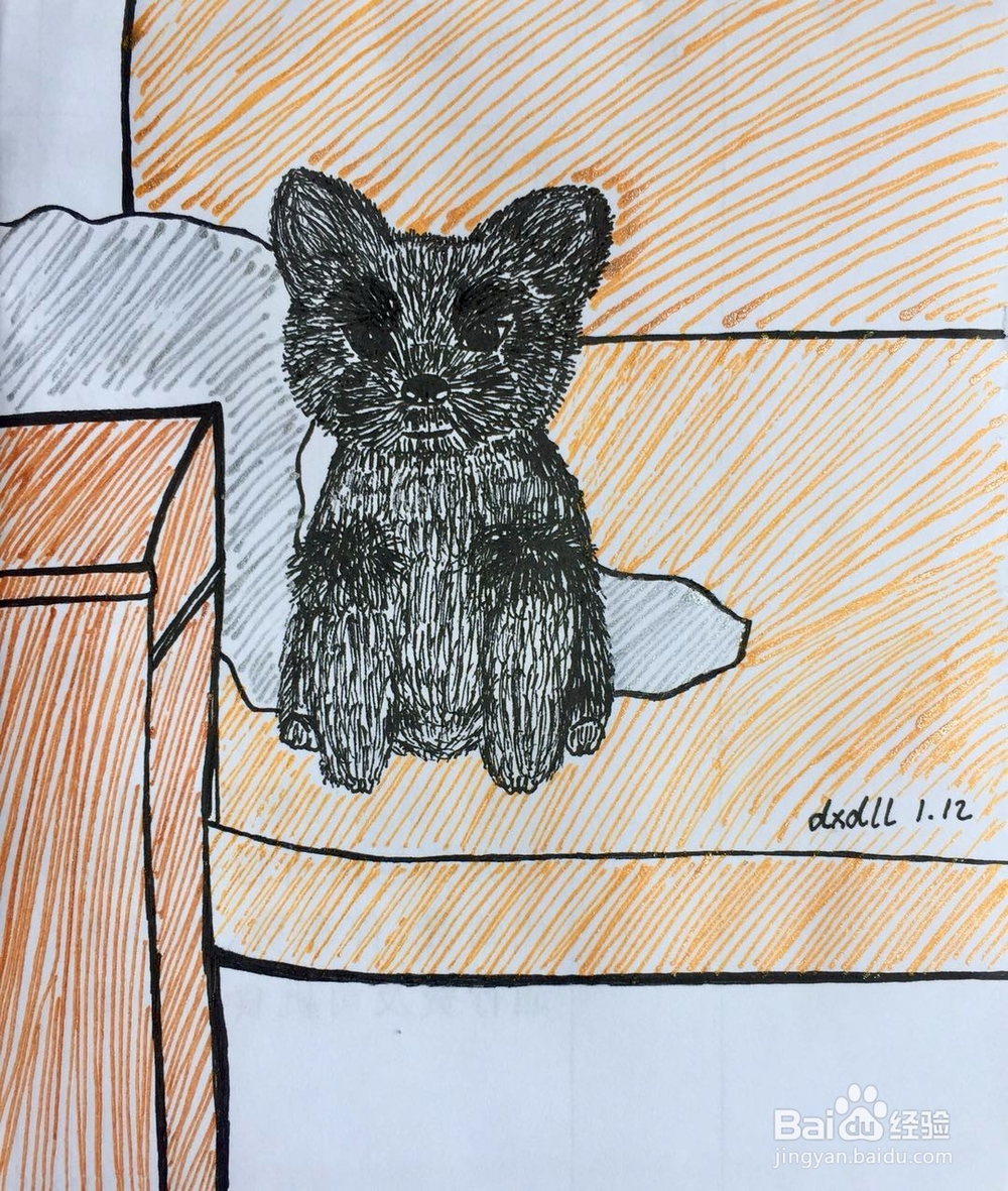 dxdll手绘之雪纳瑞犬