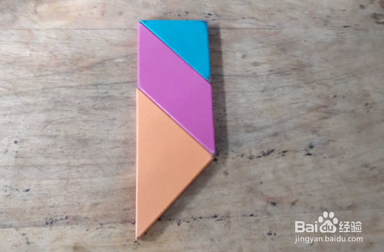 用七巧板怎样拼鼓槌?