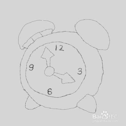 简笔画闹钟是怎么画的