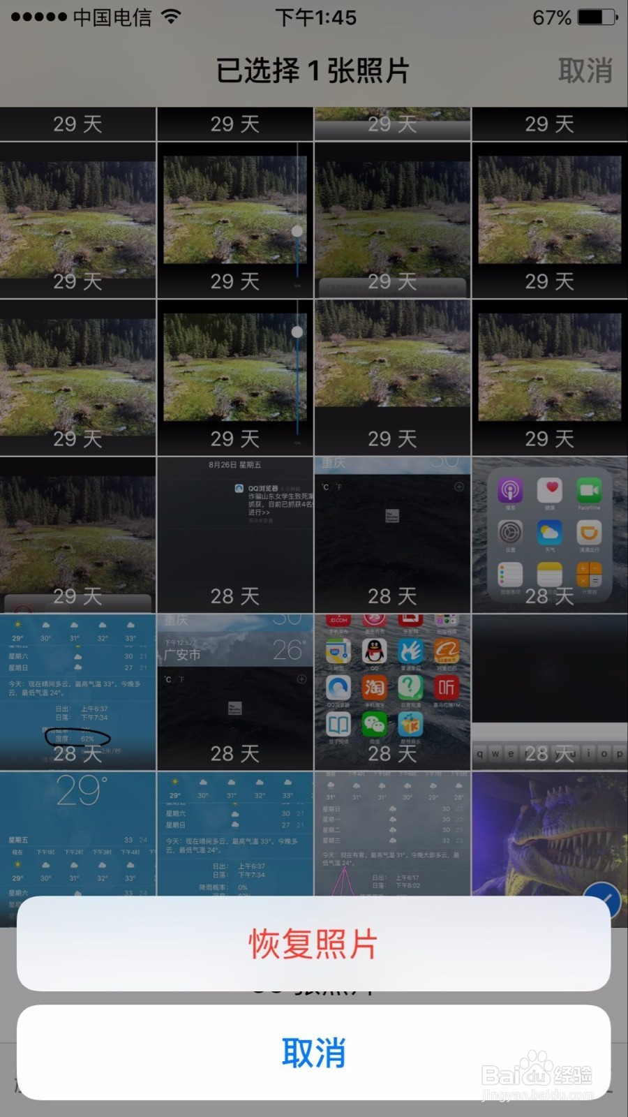 苹果手机如何恢复已经删除的照片