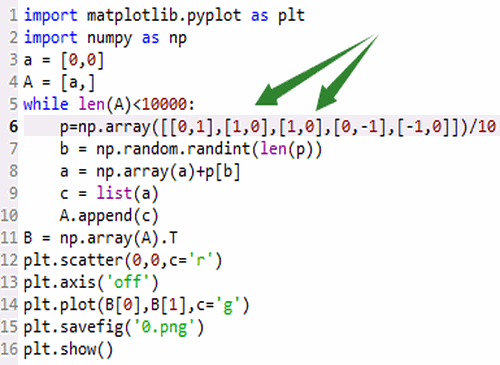 用python演示随机游走