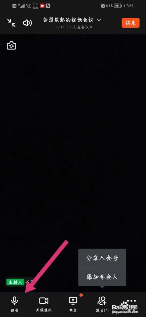 钉钉视频会议静音怎么设置