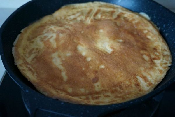 口蘑美式鸡蛋饼佐西班牙火腿