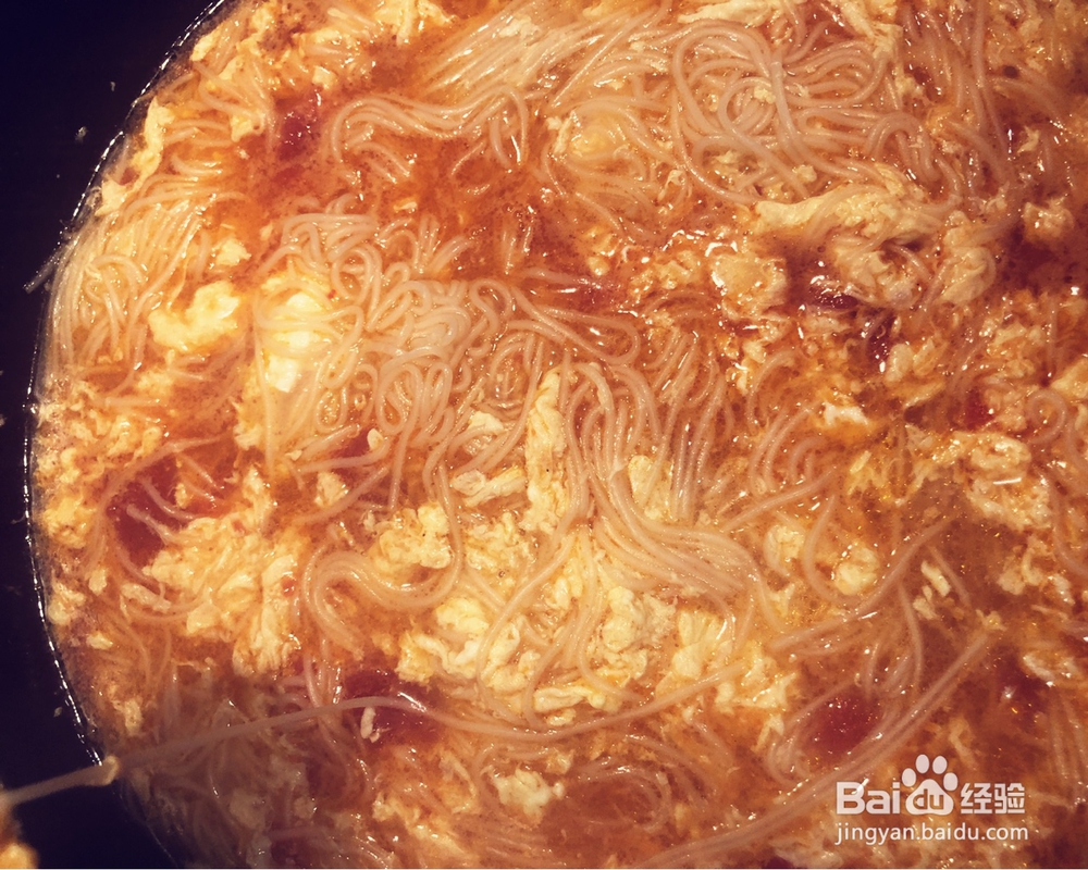 香气满满的番茄鸡蛋面汤