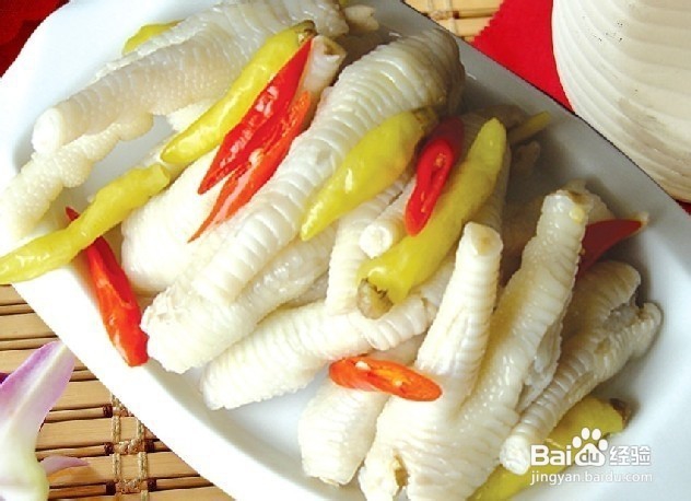 美味的泡椒鸡爪