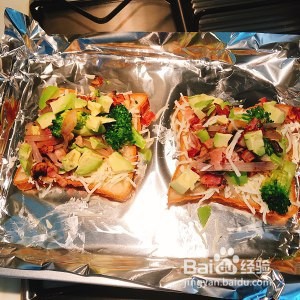 快手面包伪披萨的做法