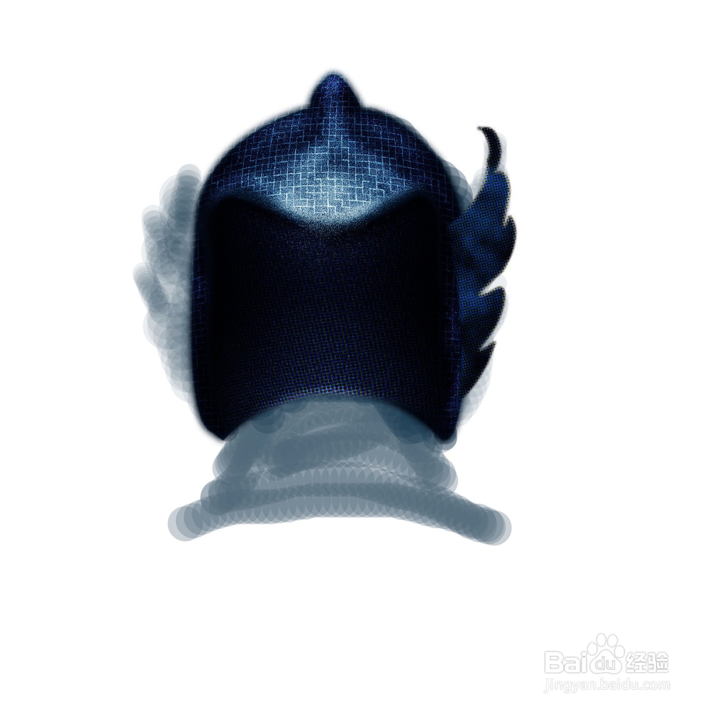 游戏人物盔甲的鼠绘效果是怎样做出来的?(一)