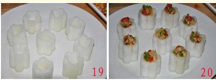 花心思的减肥食谱——五彩冬瓜盅