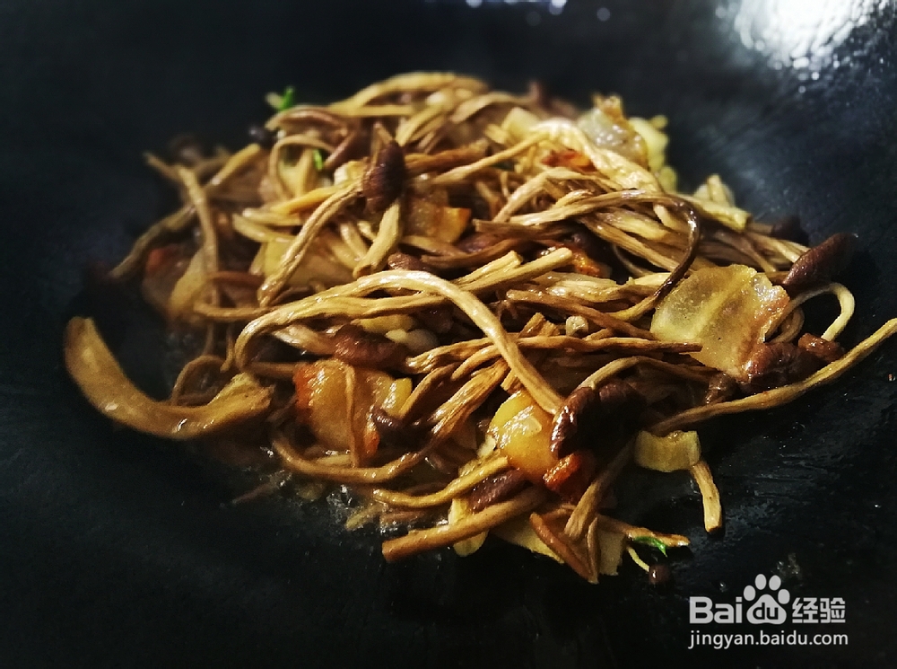 比较好吃的腊肉茶树菇