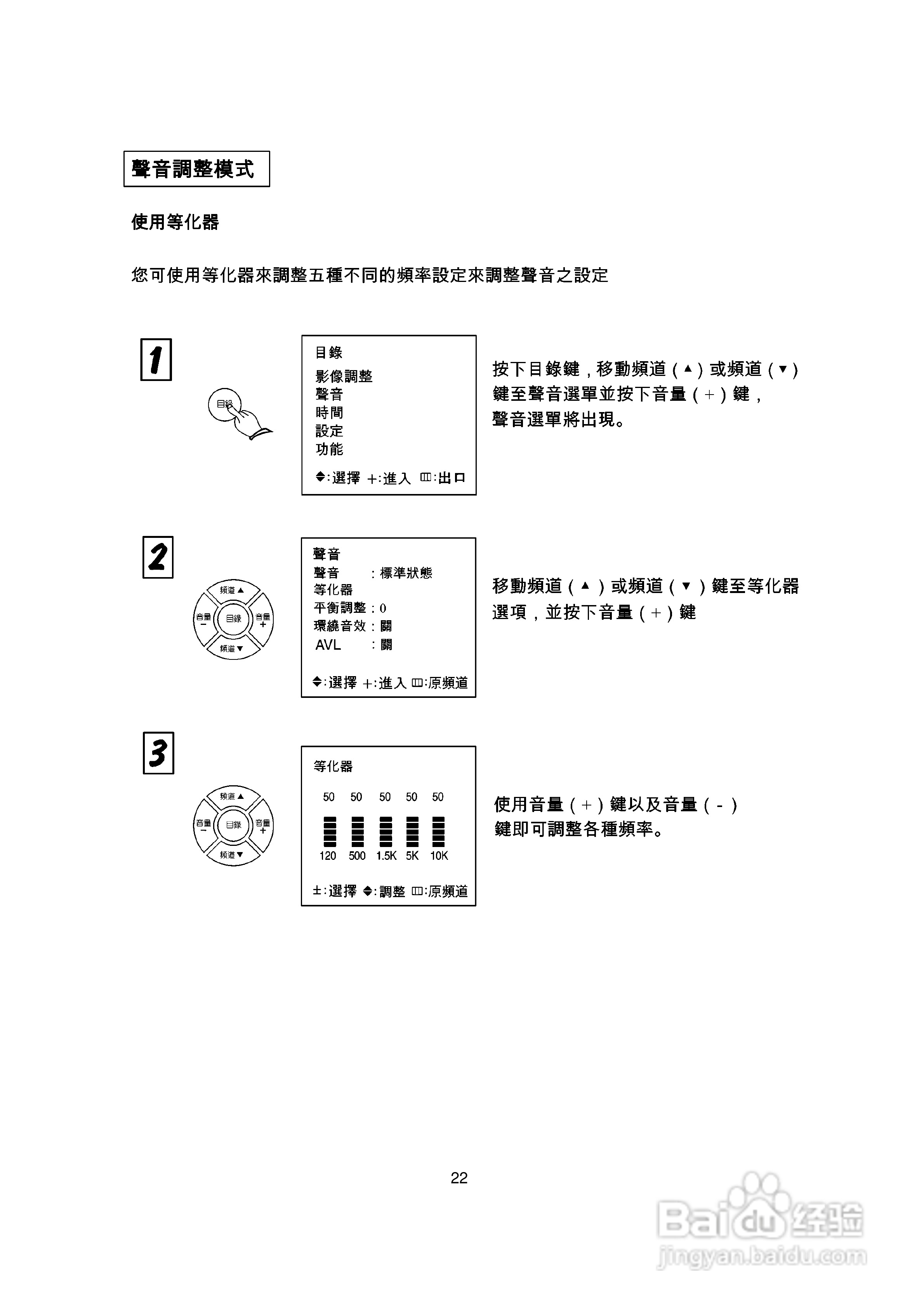 歌林CT-21K型电视机使用说明书:[3]