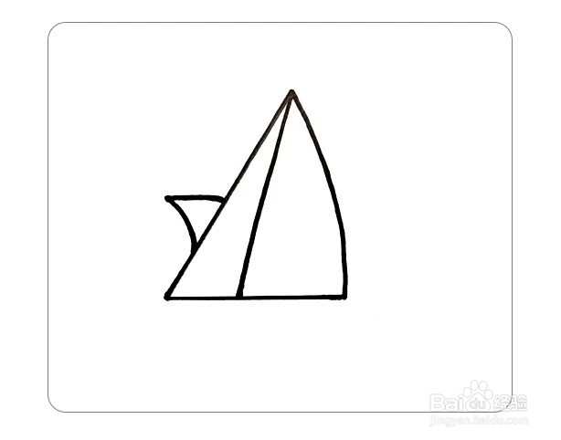 三角形做游戏的绘画怎么画