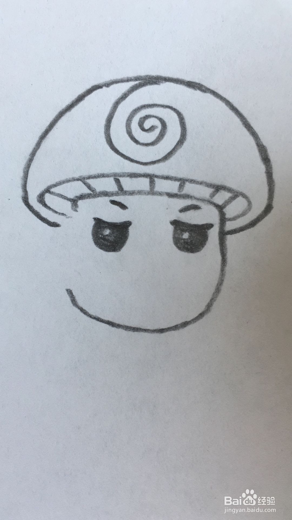 做NO动作的蘑菇君如何画