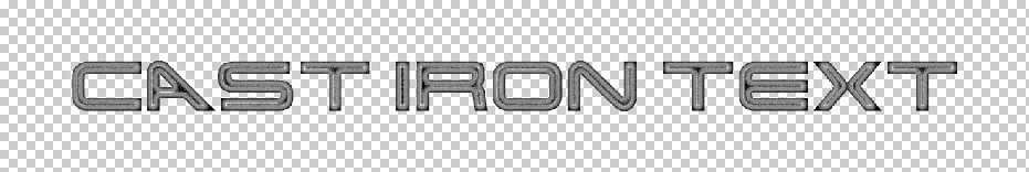 铸铁文字效果(Photoshop的教程)