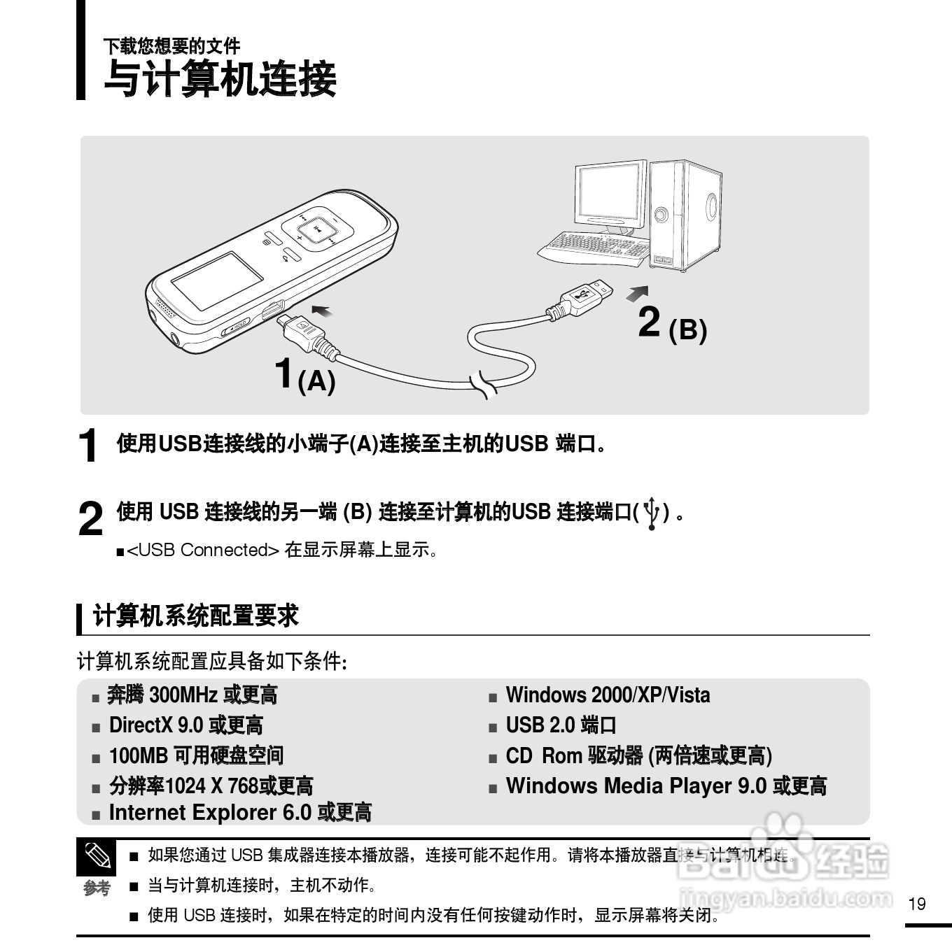 三星YV-150录音笔使用说明书:[2]