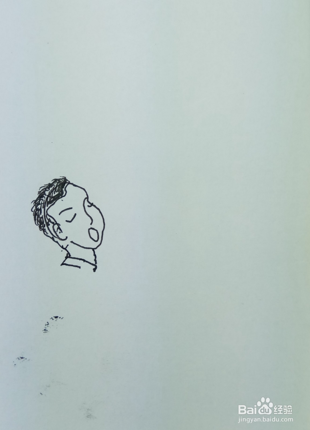 怎样画简笔画“爱喝饮料的小孩