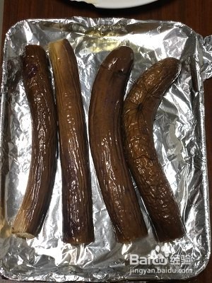 烤茄子的做法