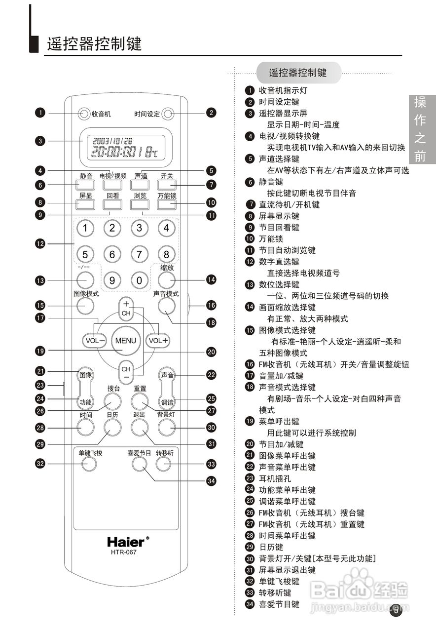 海尔29F9K-P彩电说明书:[1]