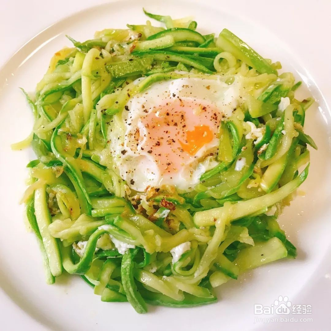 西葫芦抱蛋怎么做?#校园分享#