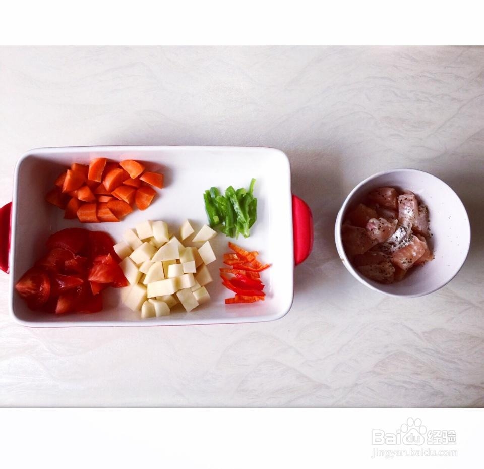 小白也可以做的番茄鸡肉浓情焗饭