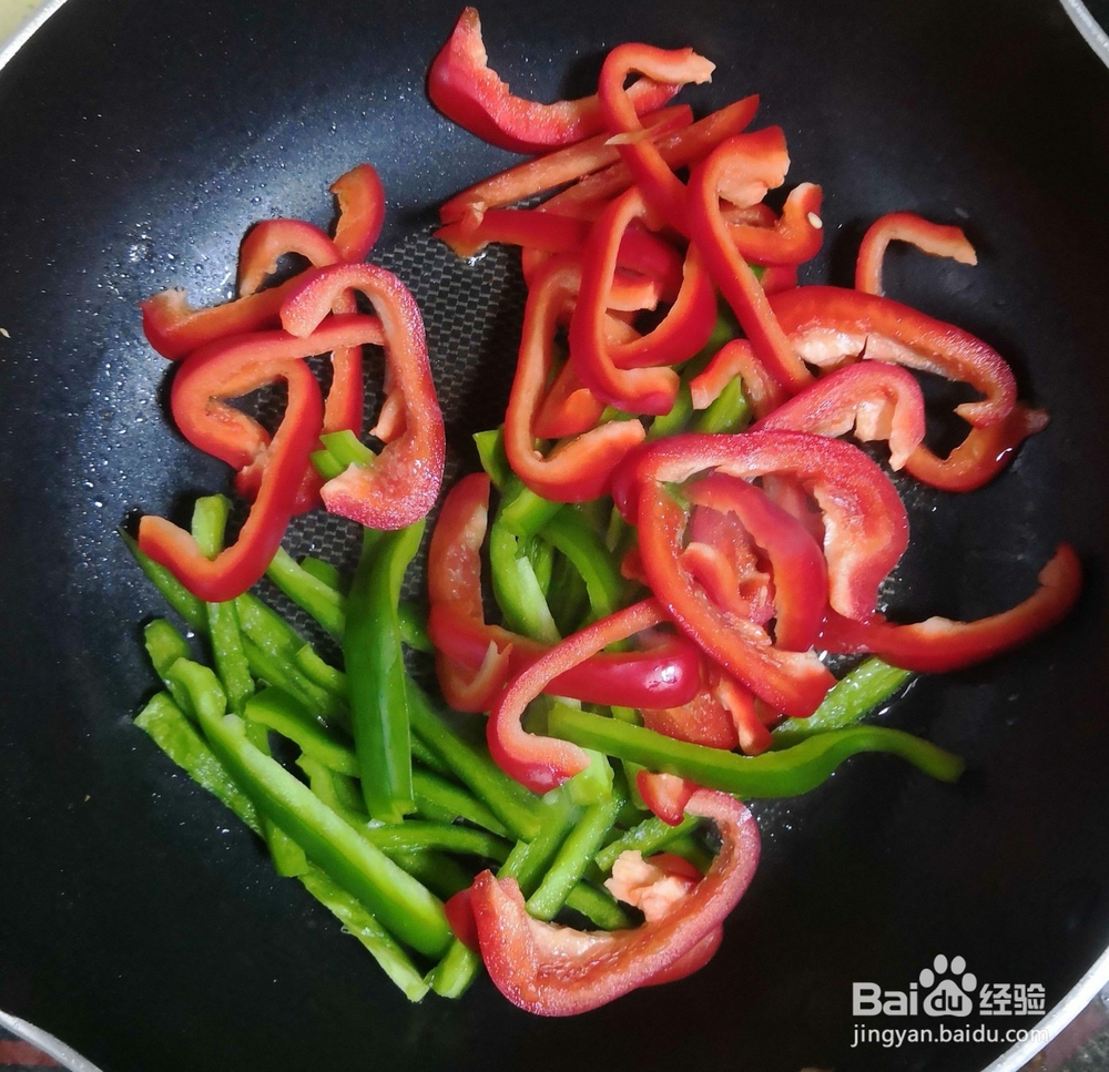 瘦身美食双椒白玉菇的做法