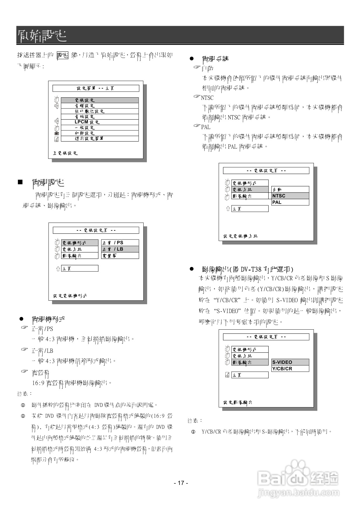 声宝DV-M28型DVD播放机说明书:[1]