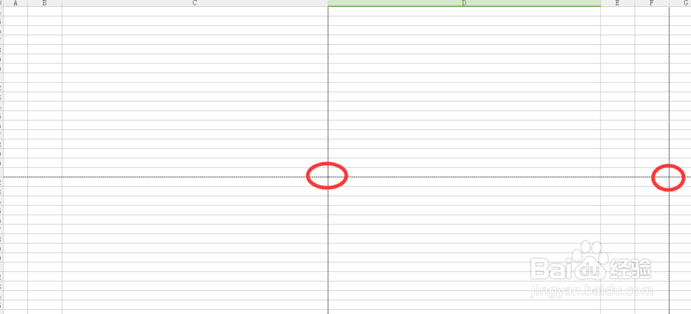 表格点击打印预览之后出现一些虚线如何取消?