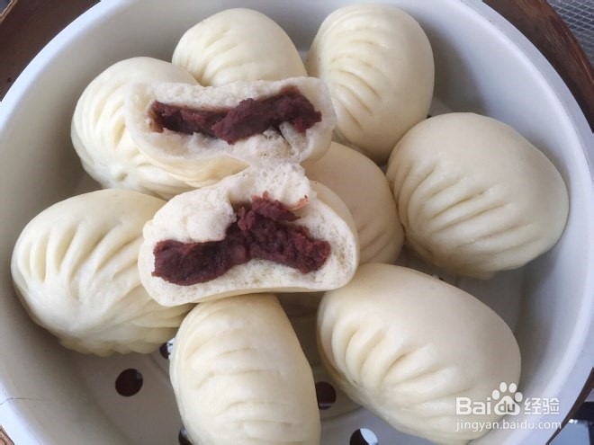 豆沙包怎么做